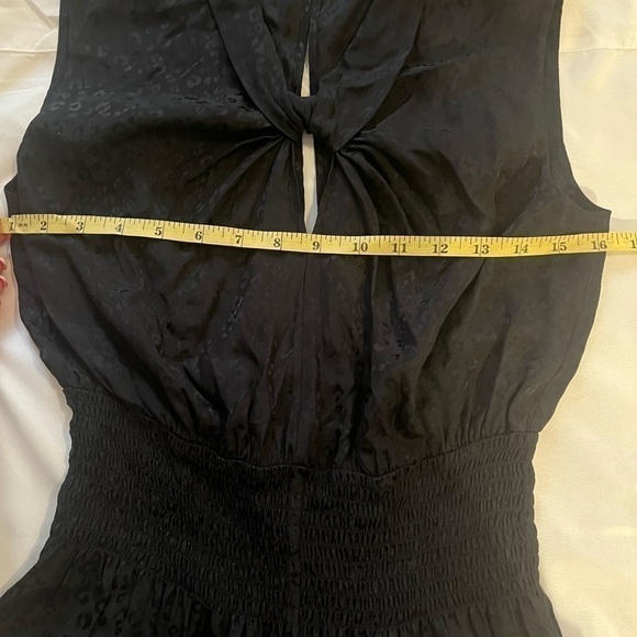 Rebecca Taylor jumpsuit black hearts silk NWT small - Picture 14 of 16